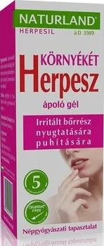 Gel împotriva herpesului cu roiniță, mușețel și cimbru, 10 g, Naturland