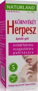 Gel împotriva herpesului cu roiniță, mușețel și cimbru, 10 g, Naturland