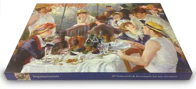 Famous Impressionists Paintings Prints Notecards Greeting Cards & Envelopes - Paperback - ***
