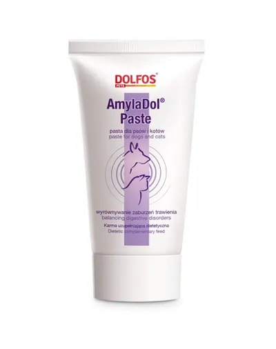 Pastă cu enzime digestive pentru câini și pisici cu insuficiență pancreatică DOLFOS Amydol Paste 50 g