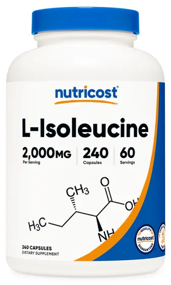 L-Isoleucine, 240 capsule, Nutricost