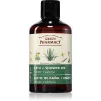 Green Pharmacy Vetiver & Vanilla șampon revigorant pentru păr și barbă cu vanilie 250 ml