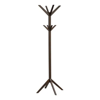 Suport pentru haine în culoare naturală închisă din lemn de stejar 59x178x59 cm Confetti – Rowico