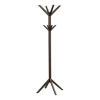 Suport pentru haine în culoare naturală închisă din lemn de stejar 59x178x59 cm Confetti – Rowico