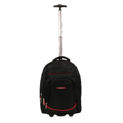 Rucsac cu troler Smiley, Lamonza, 46x34x18 cm, negru
