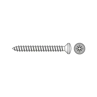 Surub Pal Cap Semibombat Otel Zincat-3.5 X 35pz2