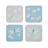 Coasters albastru-deschis/gri-deschis 4 buc. din plută English Meadow – Cooksmart ®