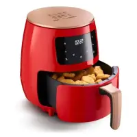 RESIGILAT - Friteuza cu aer cald, S-18 Air Fryer, 2400W, afisaj digital, LCD Touch control