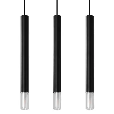 Lampa suspendata WEZYR 3 negru