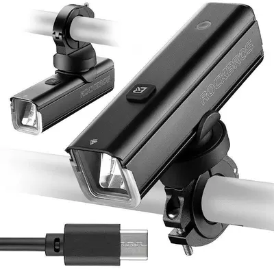 Lanternă pentru bicicletă Rockbros 1000lm USB-C IPX6 cu 4 moduri 4500mAh