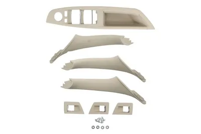Maner usa potrivit BMW 5 F10, F11 2009-2017 - (bej, set)