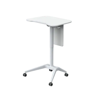 Birou ergonomic mobil potrivit si pentru lucrul stand in picioare, ajustabil pe inaltime 73.5-108 cm