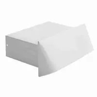 Grila admisie alba 15x5 - anti vant/ploaie