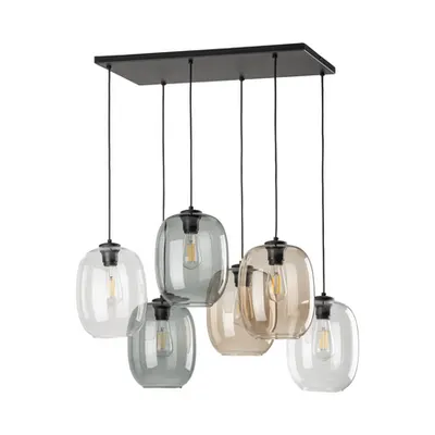 Tk Lighting Chandelier Elio 5974 6xe27 Negru
