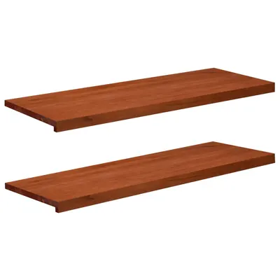 vidaXL Pervazuri 2 buc. Maro 110 x 40 x 2 cm Lemn de fag masiv