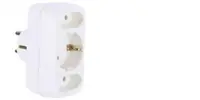 BACHMANN Multistecker 2xEURO + 1xCEE7/3 negru