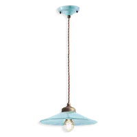 Lustra, lampa suspendata RETRO COLORS FINISH AZZ - AZZURRO C1635