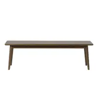 Bancă maro închis Barrali – Unique Furniture