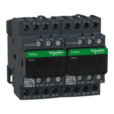 Contactor de comutare, TeSys Deca, 4P(4NO), AC-1, <=440V, 25A, bobina 230V AC 50/60Hz, borne cu clema cu surub