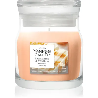 Yankee Candle Tangerine & Vanilla lumânare parfumată Signature 110 g