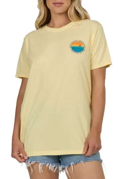 Tricou lejer din jerseu de bumbac Sunshine
