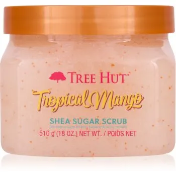 Tree Hut Shea Sugar Scrub Tropical Mango exfoliant din zahar unt de shea