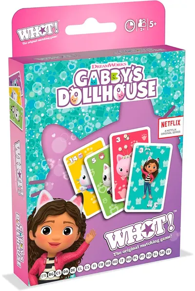 Cărți de joc Whot! - Gabby's Dollhouse
