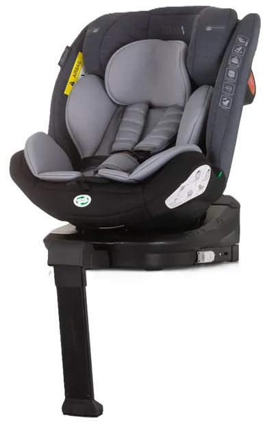 Scaun auto Chipolino - Torino, 360°, IsoFix, i-Size, 40-150 cm, amestec gri