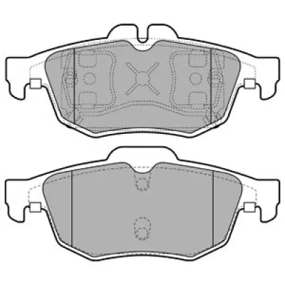 Set placute frana, frana disc DELPHI LP2259