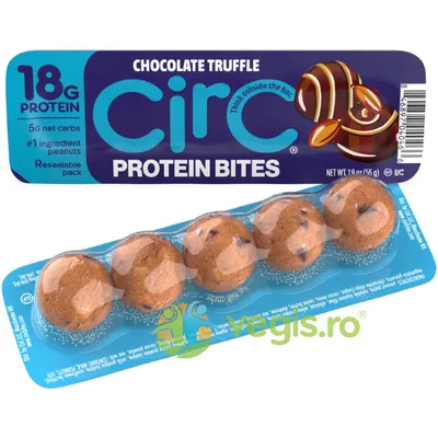 Gustare Proteica cu Aroma de Trufe de Ciocolata 55g