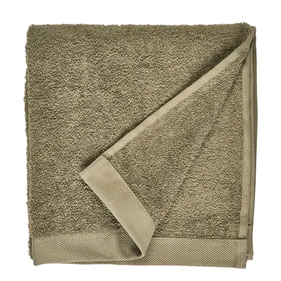 Prosop din bumbac froté Södahl, 100 x 50 cm, verde olive