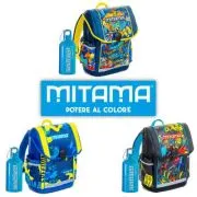 Rucsac Mitama, structura rigida, design baieti, 26 x 18 x 38 cm