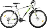 Bicicletă de munte cu viteze Velotec - Pro, 27.5", 480 mm, alb/verde