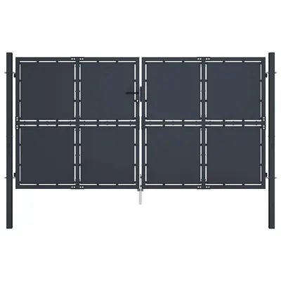 Gossi poarta de gradina din otel, 300x200 cm, antracit