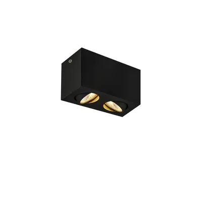 Corp iluminat TAVAN, Luminita TRILEDO TAVAN, cu LED-uri de interior negru Montat pe suprafata lumenul Plafon, negru, 3000K, 16W