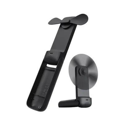 Aecooly Pocket 01 ventilator de mână pliabil, 2000 mAh, negru