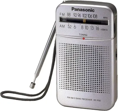 Boxă portabilă radio Panasonic - Radio RF-P50DEG-S, argintiu