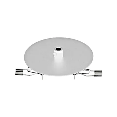 Canopy 1-fold, recessed mounted white