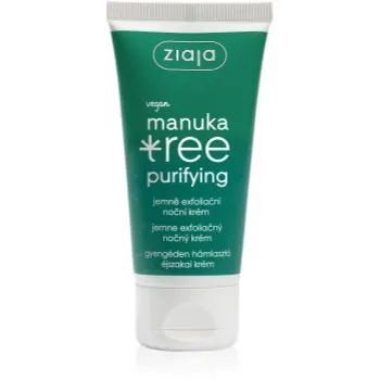 Ziaja Manuka Tree Purifying exfoliant crema de noapte pentru ten gras și mixt