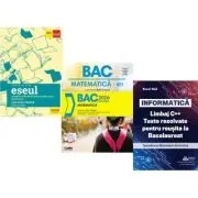 Pachet Bacalaureat 2026. Eseul. Pregatire individuala pentru proba scrisa, Matematica si INFORMATICA. Limbaj C++. Teste rezolvate Mate-Info