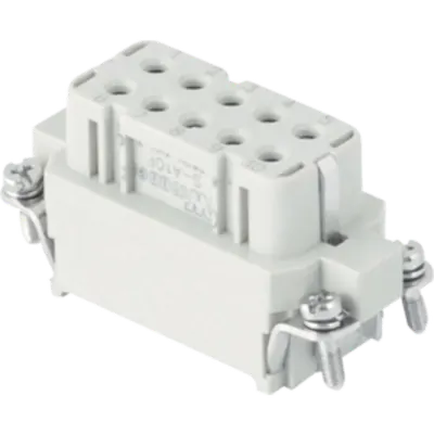Contector industrial Mama - 49X16 - 10P + E 16A 250V / 4kV / 3 - CRIMP CONNECTION - GRI
