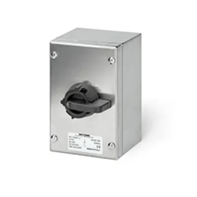 Intrerupator separatorn32A 3P+N IP65 100x160x90mm Y1 IK10 GENERAL GREY/BLACK HIGH WIRING CAPACITY