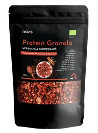 Granola proteica cu merisoare si scortisoara, 250g, Niavis