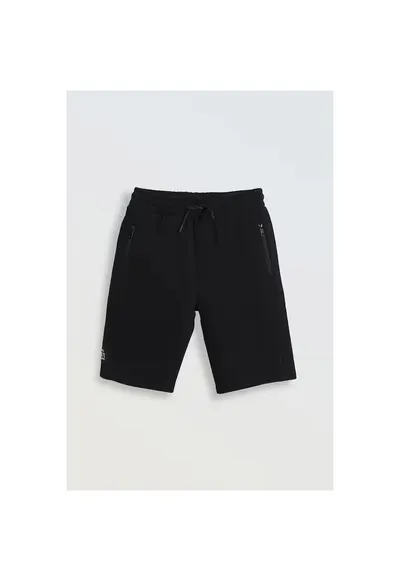 Pantaloni scurti din tricot cu snur