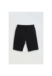 Pantaloni scurti din tricot cu snur