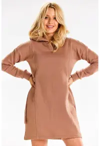 Rochie dama Bumbac - M331 - Bej -