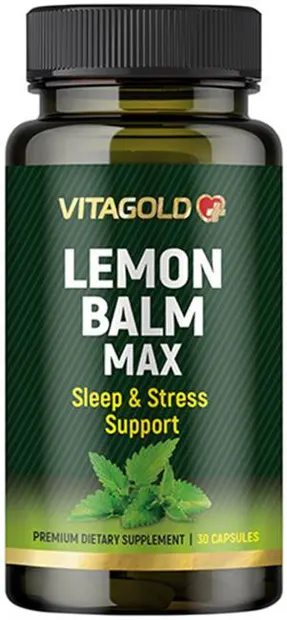 Lemon Balm Max, 30 capsule, Vitagold