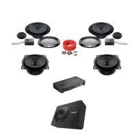 Pachet difuzoare auto cu subwoofer dedicat BMW Z4 E89 facelift 2013 - 2016 Audison Prima 1000 W