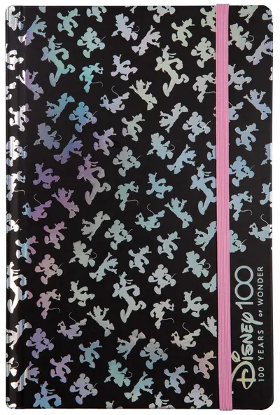 Caiet de notițe cu bandă elastică Cool Pack Opal - Disney 100, Mickey Mouse, A5, 80 de foi