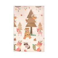 Covoras de joaca termic pentru copii Home Stars din spuma XPE, design cu doua fete, pliabil, 120x180 cm